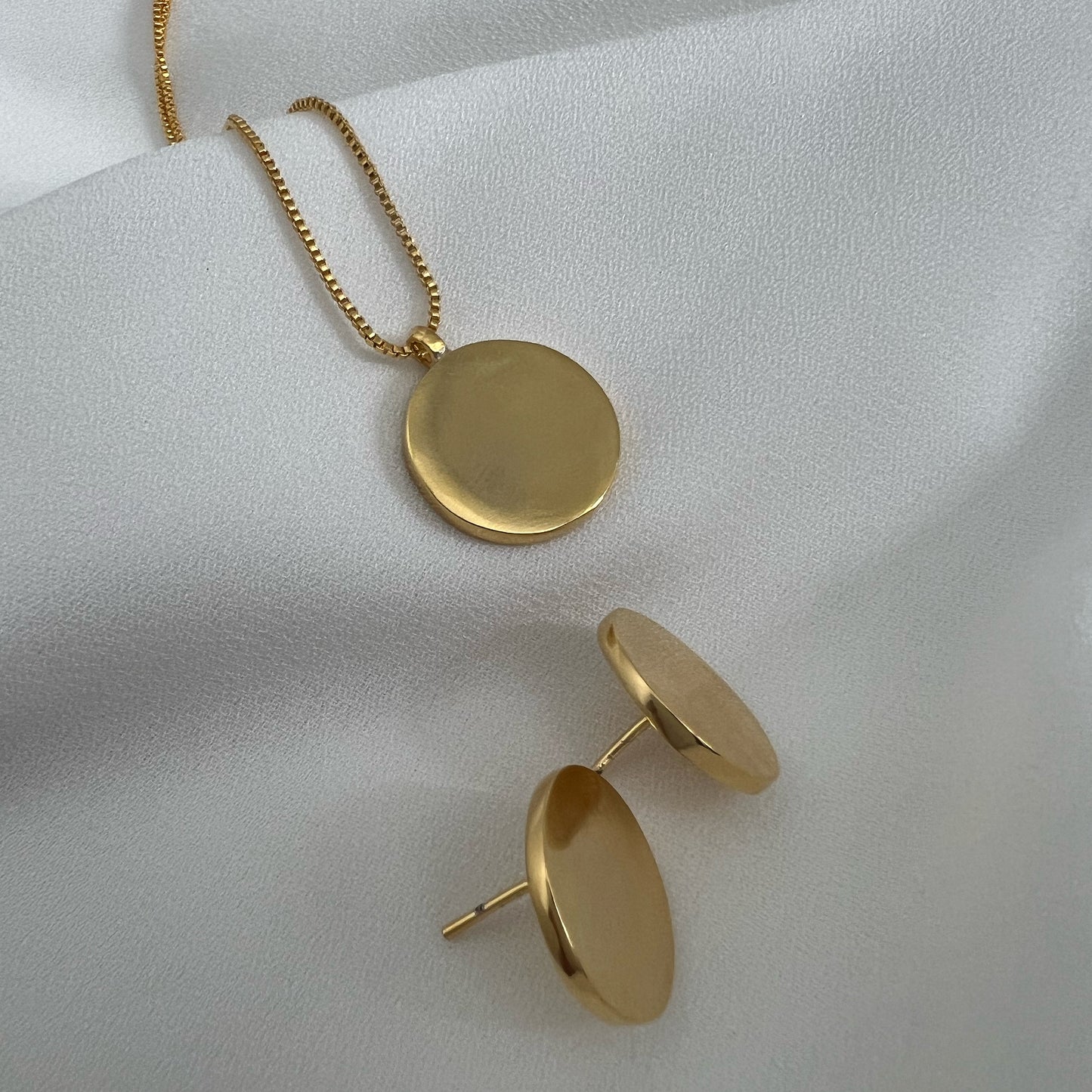 Conjunto Medalha Minimalista