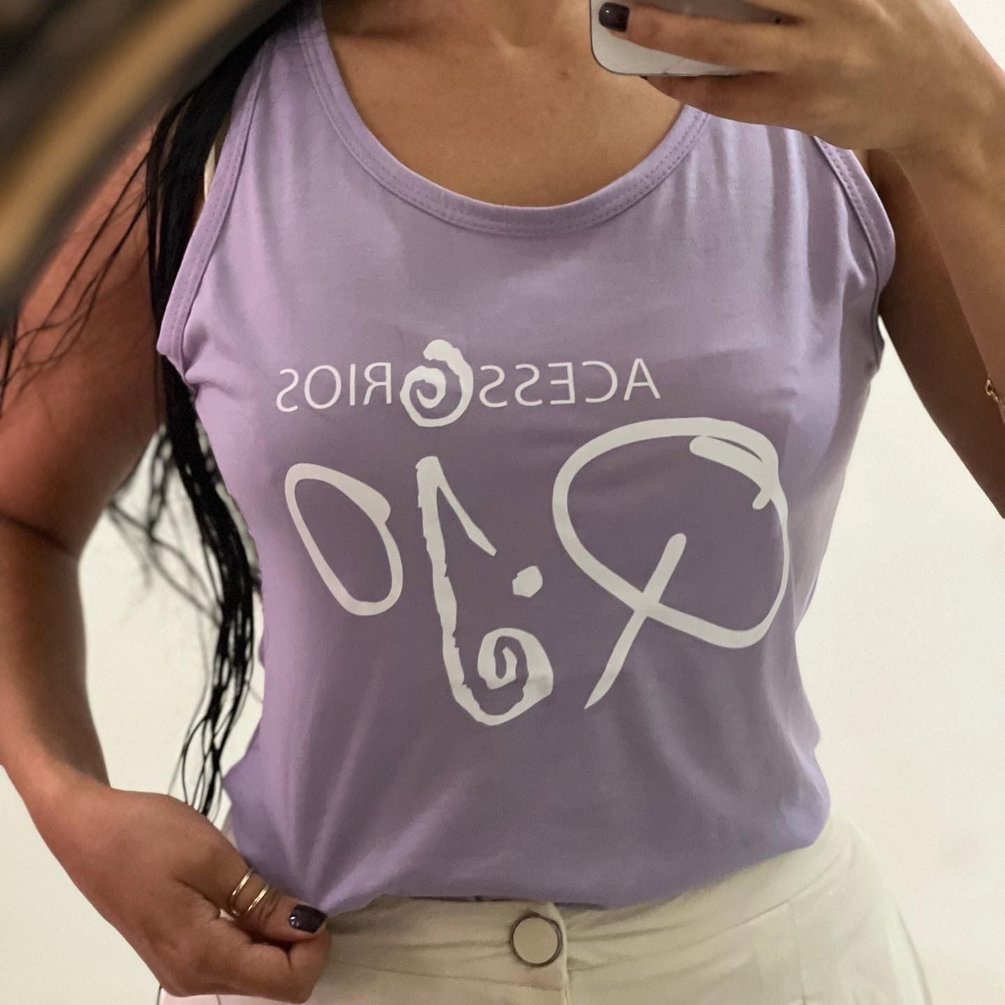 Camisa Lavanda