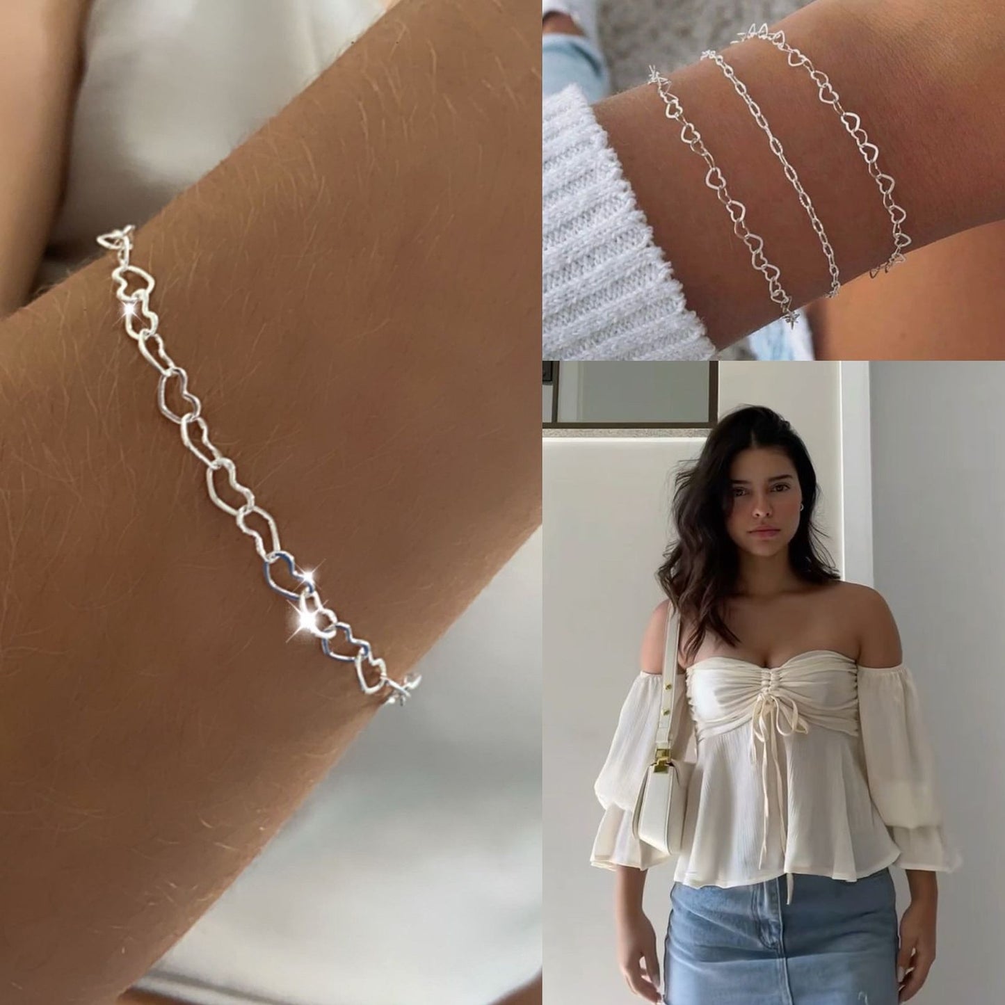 Pulseira Coraçõezinhos