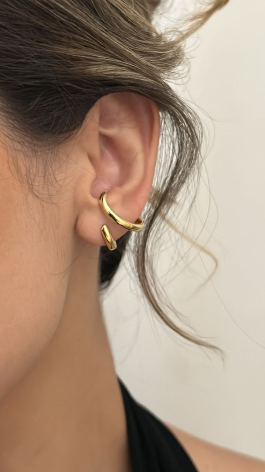 Brinco Orgânico Dourado