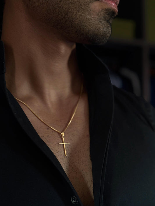 Colar Cruz Masculina